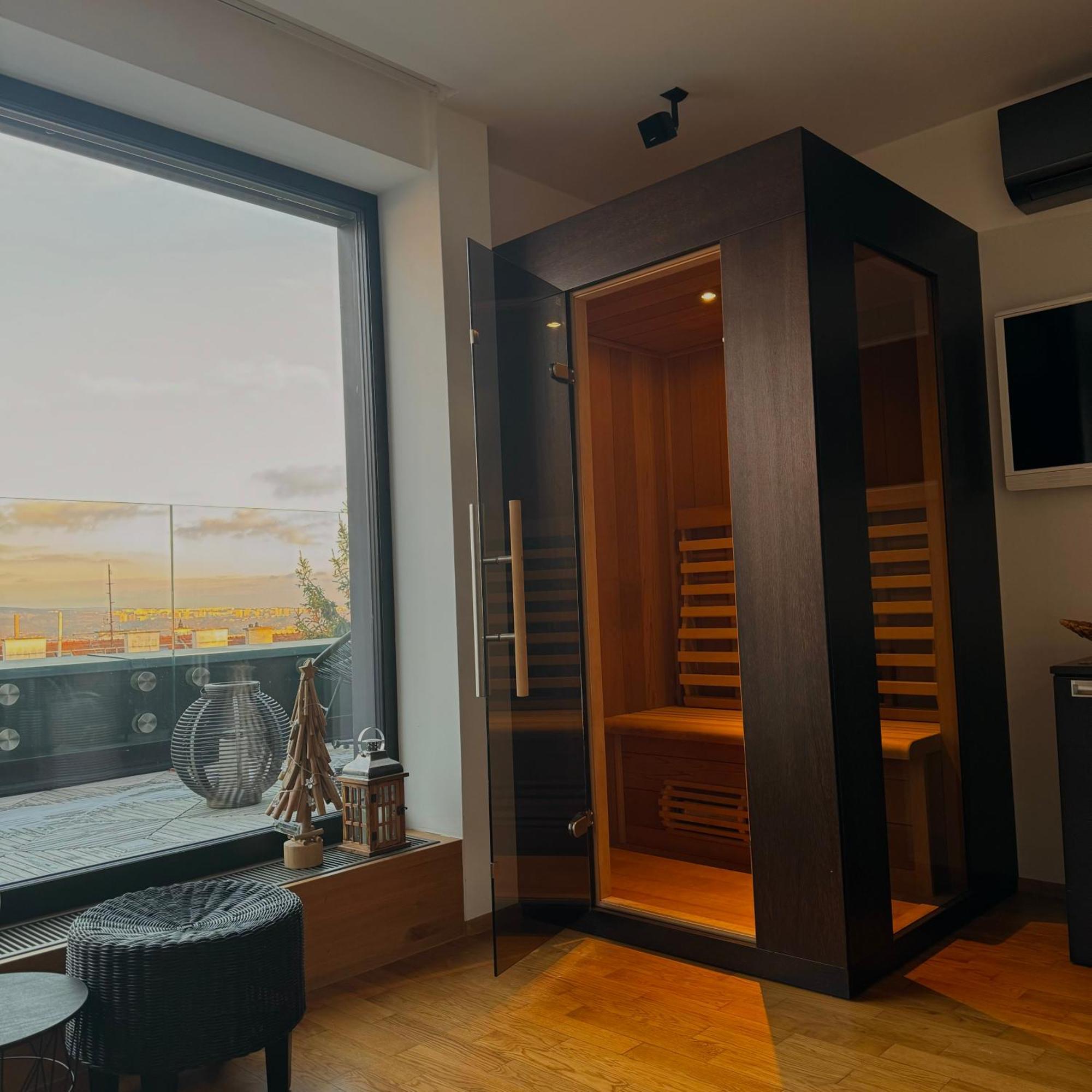 Apartman Se Saunou A Terasou S Vyhledem Na เบอร์โน ภายนอก รูปภาพ