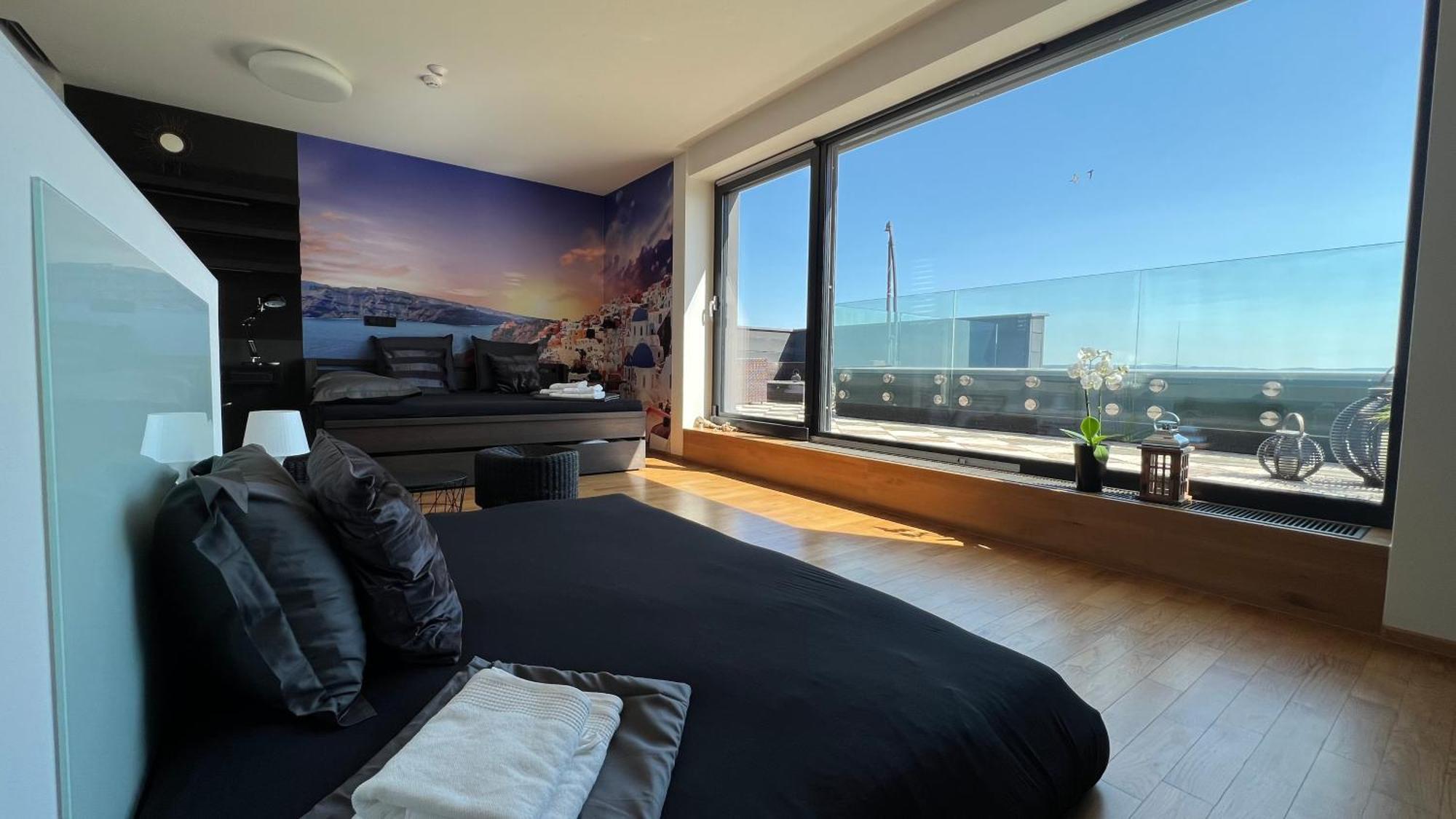 Apartman Se Saunou A Terasou S Vyhledem Na เบอร์โน ภายนอก รูปภาพ